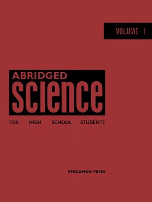 cover image of Abridged Science for High School Students
